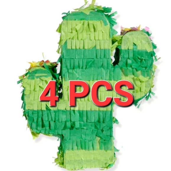 4PCS Spritz 6" Mini Cactus Piñatas - Picture 1 of 9
